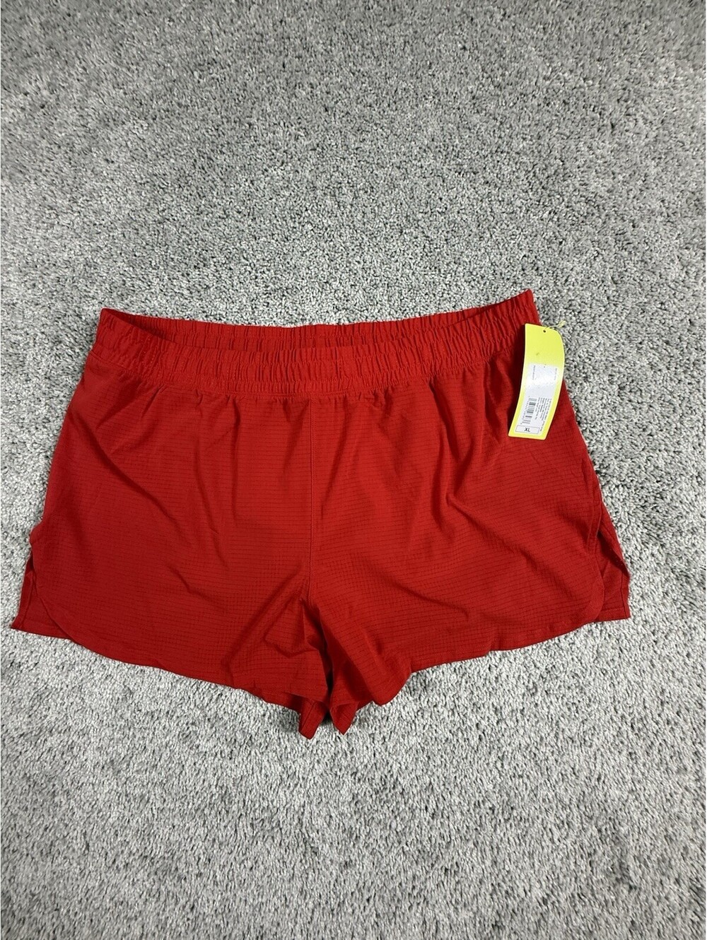 NWT All In Motion Men’s Running Shorts Size XL Lined Red $30 Retail